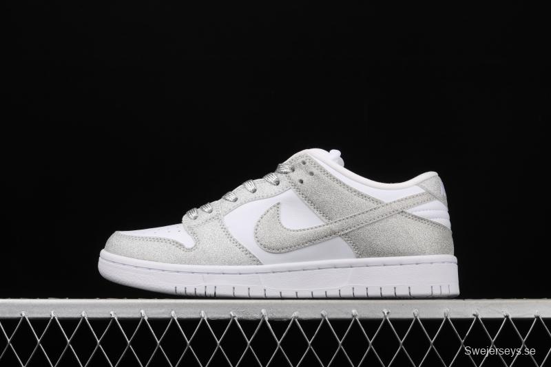 NIKE SB DUNK Low Pro white sky star color matching sports skateboard shoes BQ6817-208