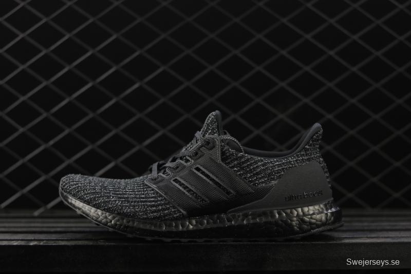 Adidas Ultra Boost 4.0BB6171 fourth generation knitted striped gray-black UB