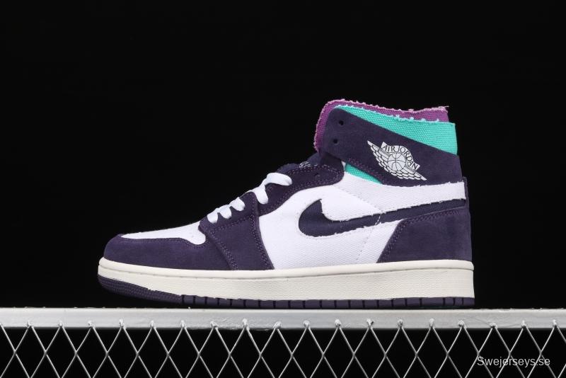 Air Jordan 1 Zoom CMFT Pairs Daybreak purple grape CT0978-150