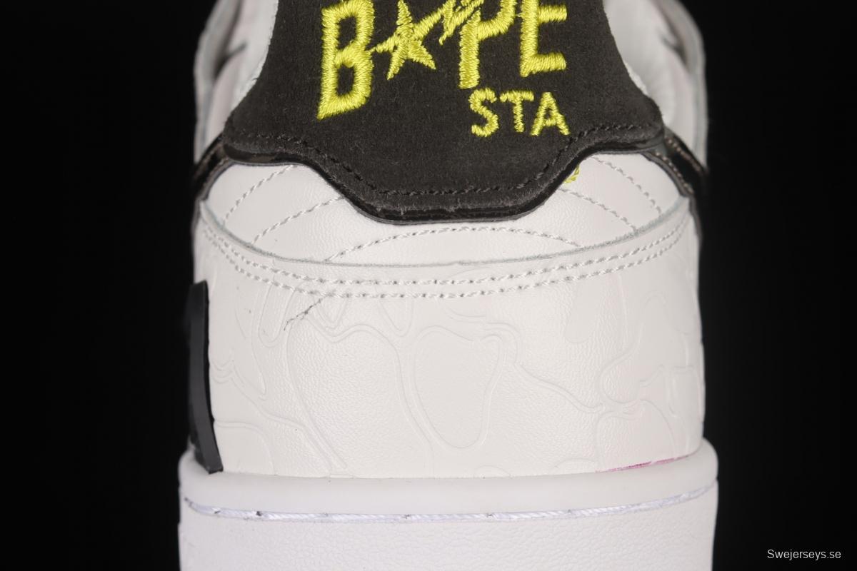 Human MAdidase Bape Sta Sk8 To Nigo trend godfather Nigo brand ape head classic skateboard shoes 1H80191020