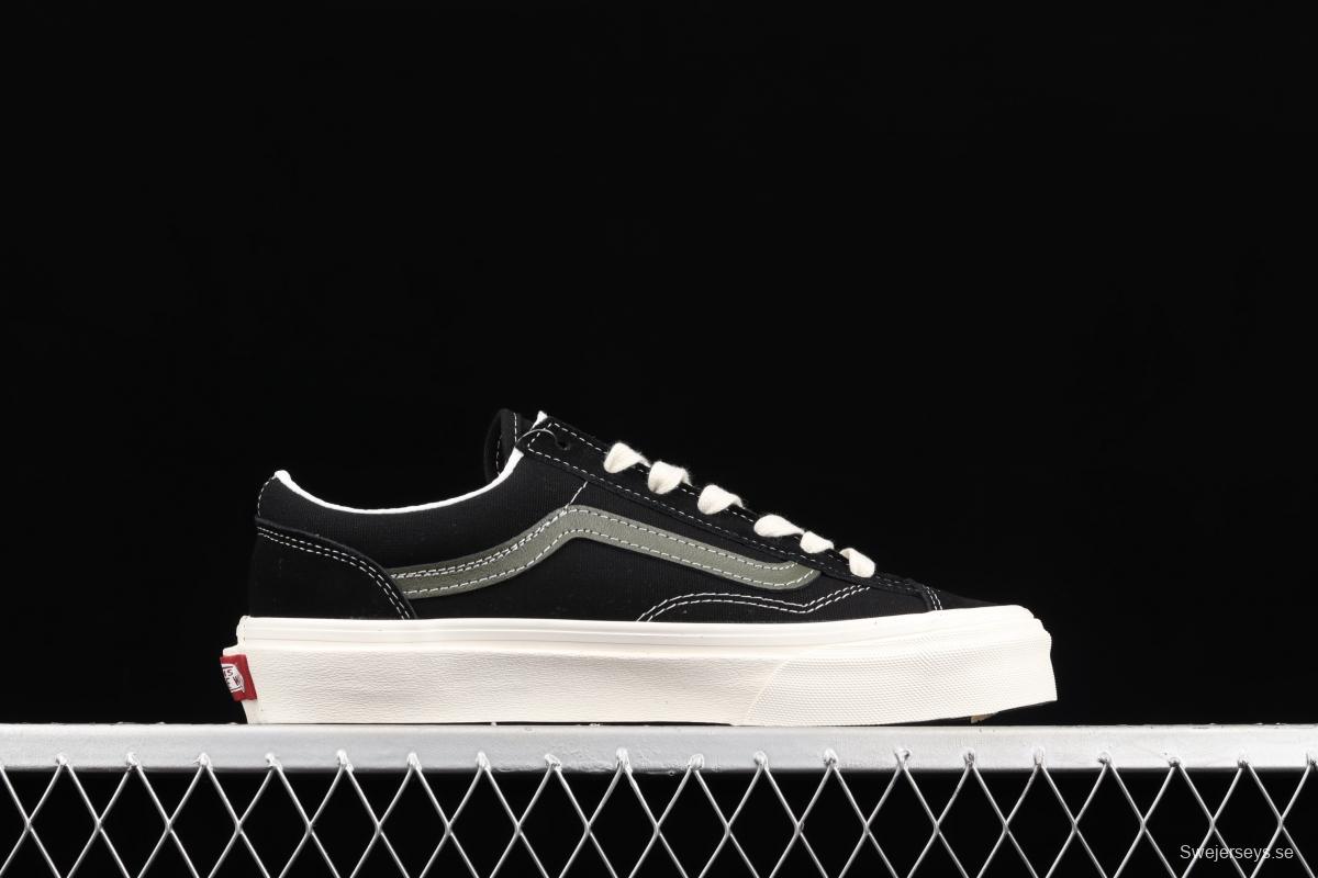 Vans Style 36 Retro black and white PEACEMINUSONE short head limited edition skateboard shoes VN0A3DZ3VTA