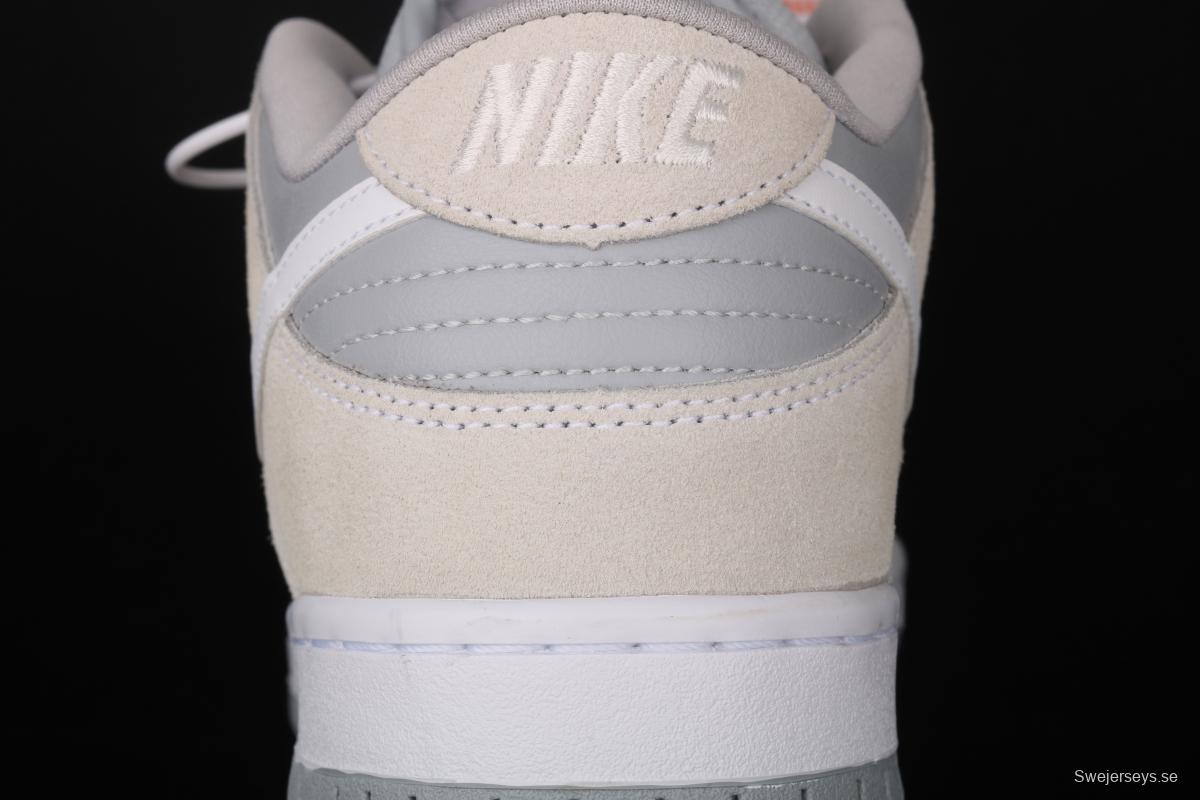 NIKE SB DUNK Low Trd joint style Arctic fox head layer trend leisure skateboard shoes AR0778-110,