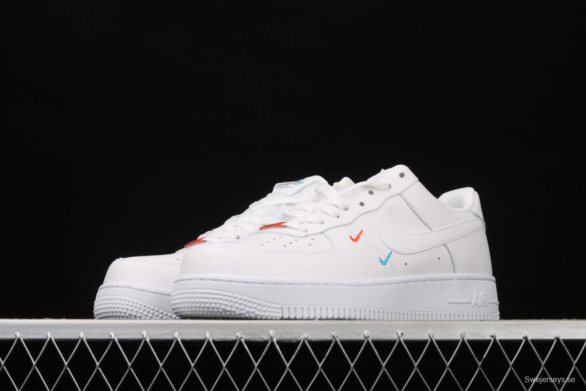 NIKE Air Force 1'07 Low cross-label small hook litchi pattern low-top casual board shoes CT1989-101