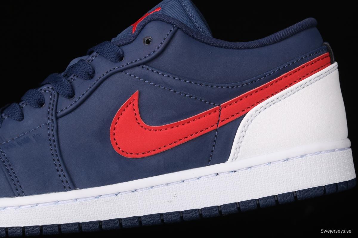 Air Jordan 1 Low Patriot Blue Red low Gang Culture Leisure Sports Board shoes CZ8454-400