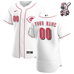 Men's White 2020 Home Authentic Custom Team Jersey