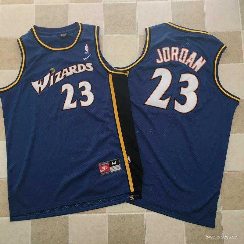 Men's Michael Jordan Blue Retro Classic Team Jersey