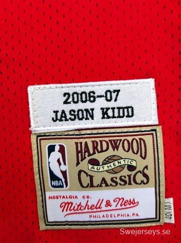 Men's Jason Kidd Red Retro Classic Team Jersey