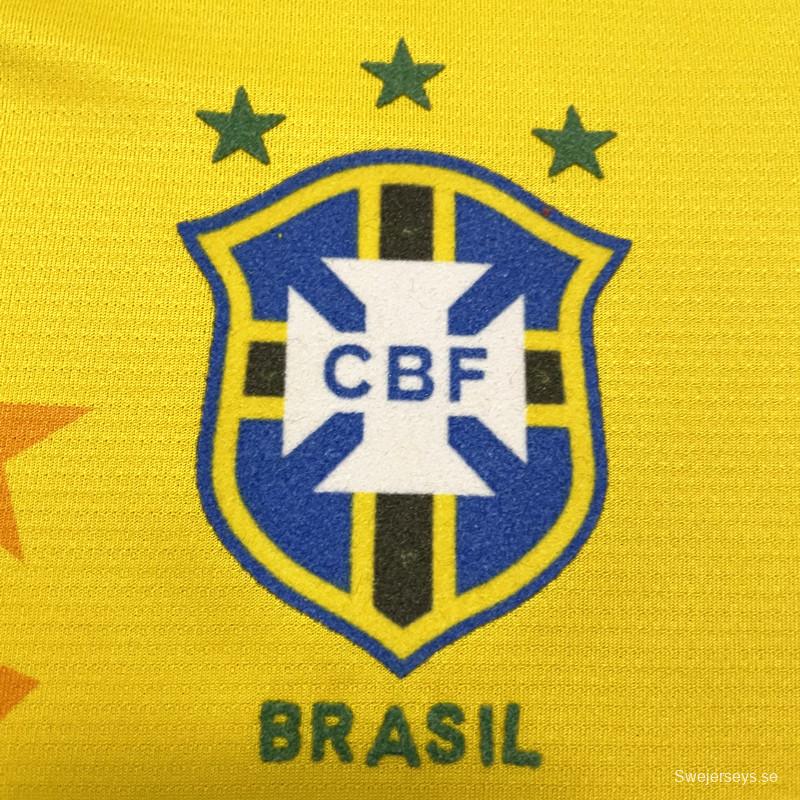 Retro 1994 Brazil Home Soccer Jersey