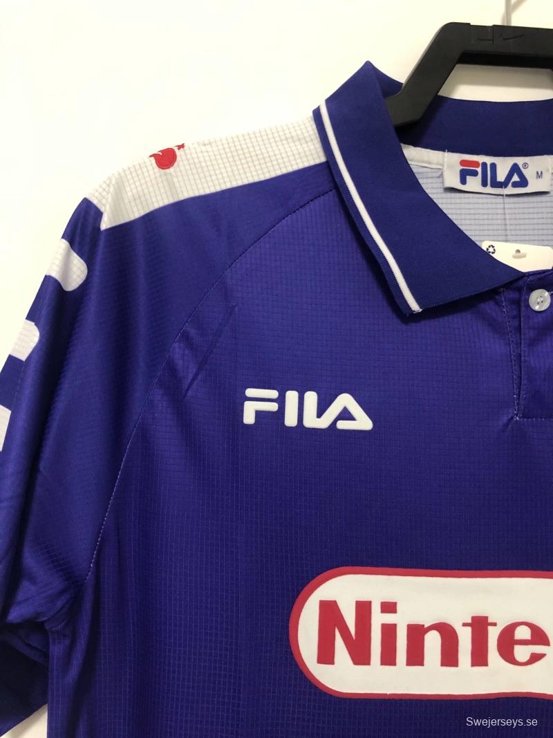 Retro 98/99 Fiorentina Home Soccer Jersey