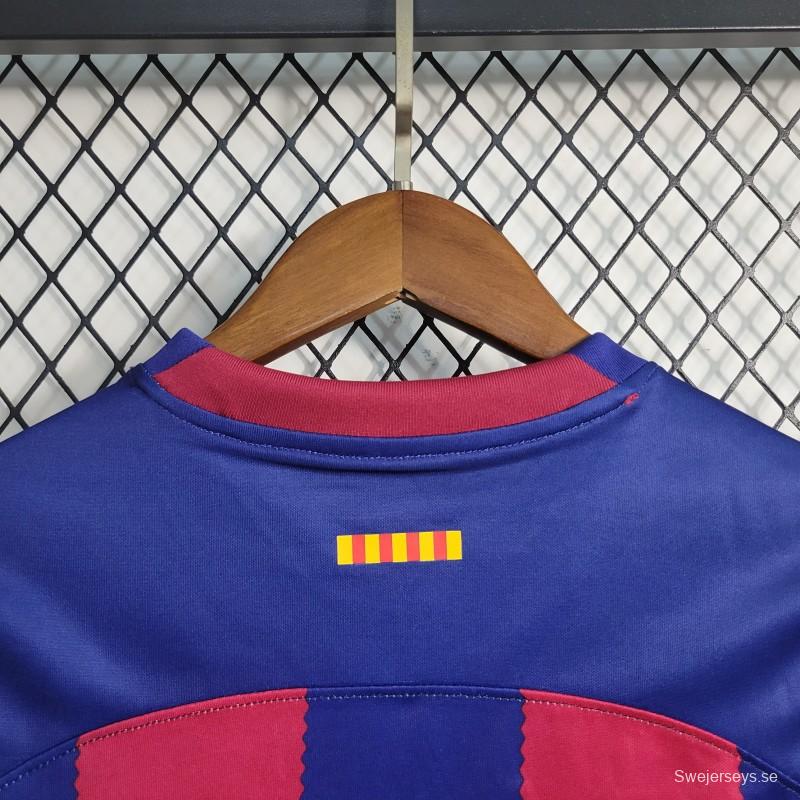 23-24 KIDS Barcelona Home Jersey