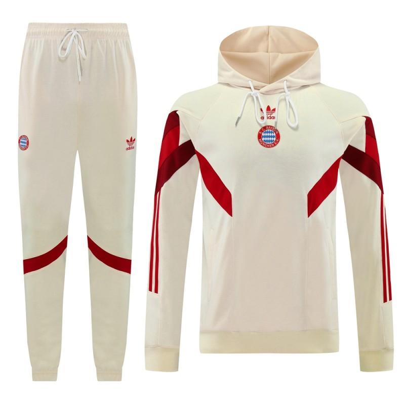 24/25 Bayern Munich Beige Hoodie Jacket +Long Pants