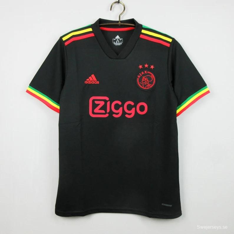 Retro 21/22 Ajax Third Black Jersey