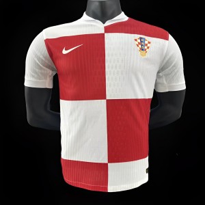 Player Version 2024 Croatia Home Jersey